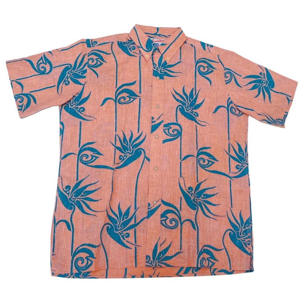 Alfred Shaheen x Reyn Spooner Hawaiian Shirt Vintage NWOT Medium